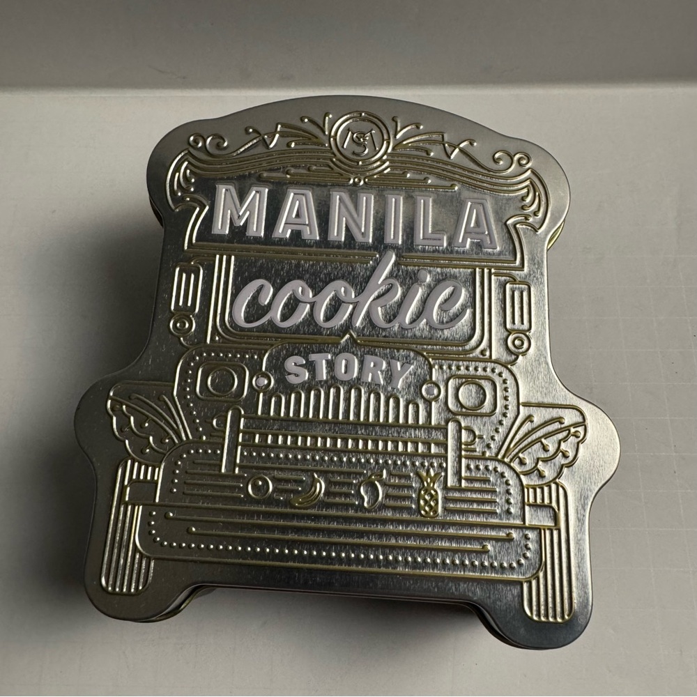 Manila Cookie Tin Box (cookie not included)
